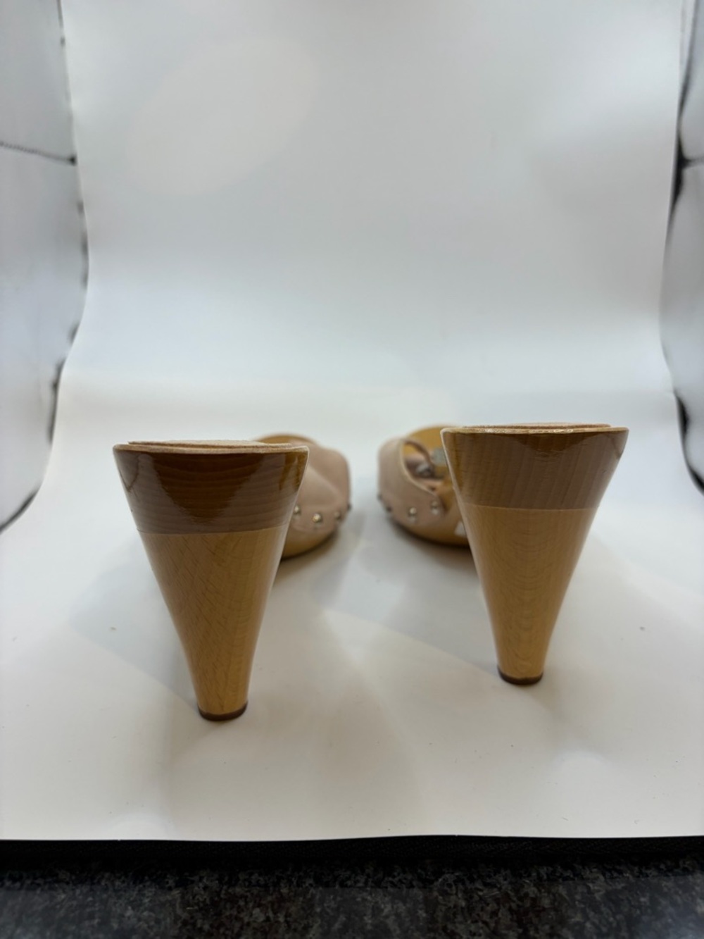 Chanel Pink Wood and Suede Sandals 👡 - Size 40 (US9) - Picture 5 of 12